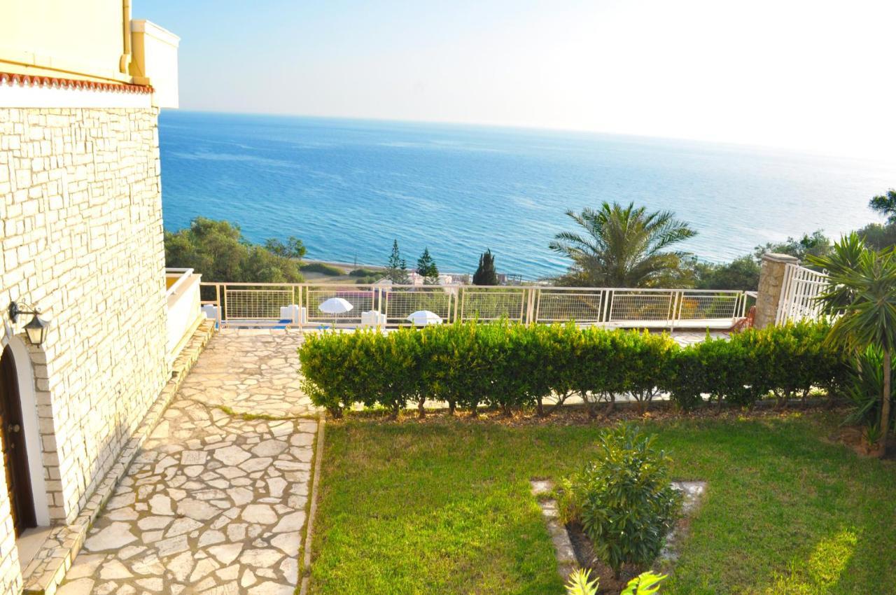 Holiday Apartments Maria With Pool And Panorama View - Agios Gordios Beach Exterior photo